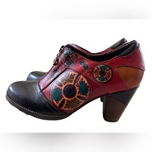 L’Artiste Spring Step Raina ~ Size EU 38 US 8 ~ Bootie Pump Heels Shoes